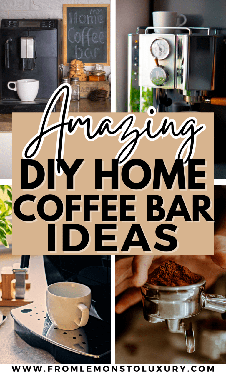 17+ Insanely Smart DIY Home Coffee Bar Ideas