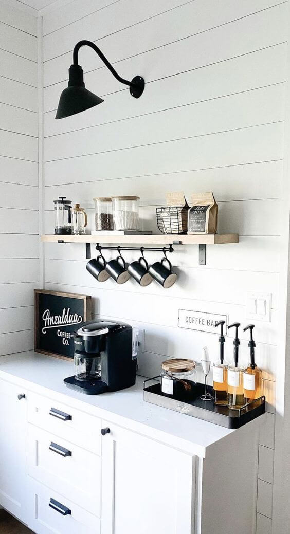 17+ Insanely Smart DIY Home Coffee Bar Ideas