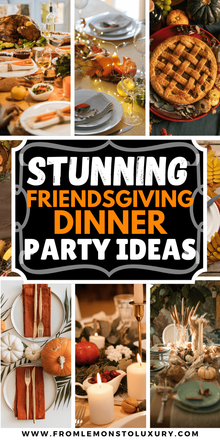 13+ Best Friendsgiving Dinner Party Decor Ideas