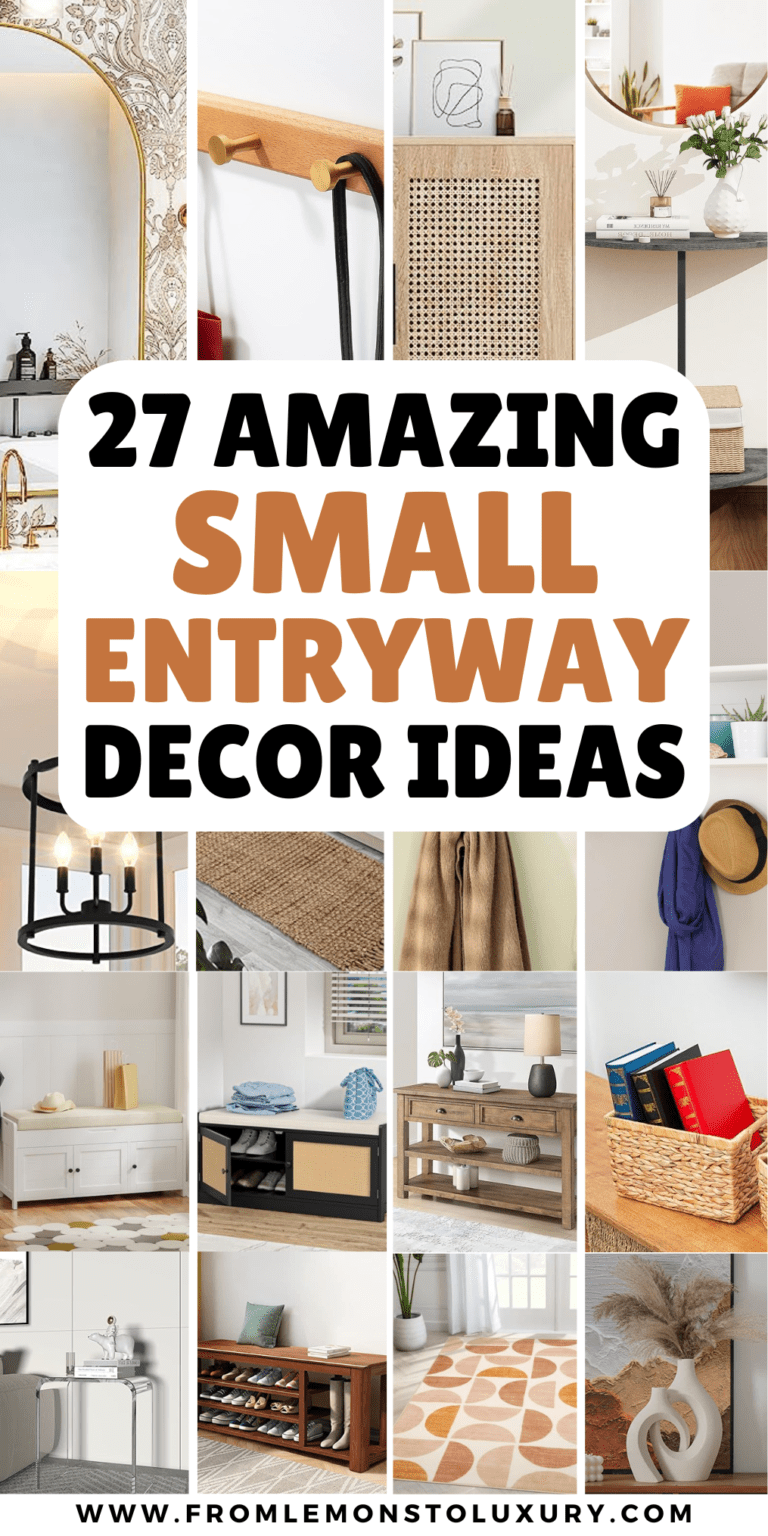 27 Easy Small Entryway Ideas Guaranteed To Make Your Space Look Bigger