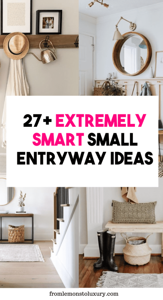 27 Easy Small Entryway Ideas Guaranteed To Make Your Space Look Bigger ...