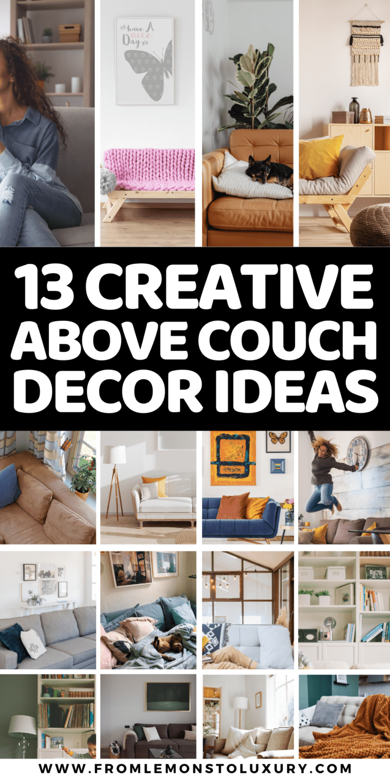 13+ Insanely Genius Above The Couch Decorating Ideas That Will Transform Your Living Room