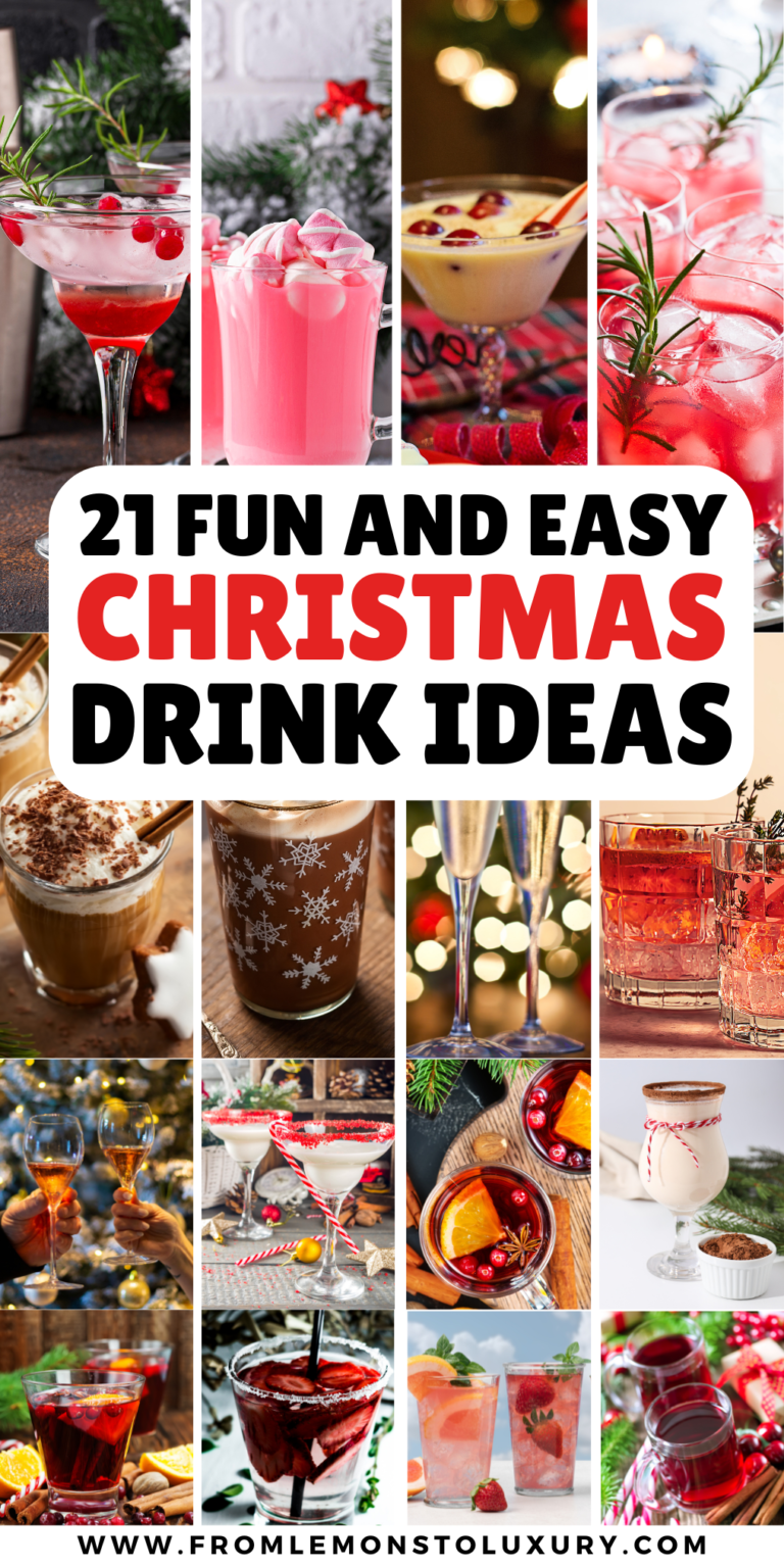 21+ Fun and Easy Christmas Drink Ideas To Get In The Holiday Spirit