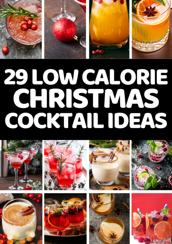 29+ Best Low-Calorie Christmas Cocktails That Are Festive and Fun