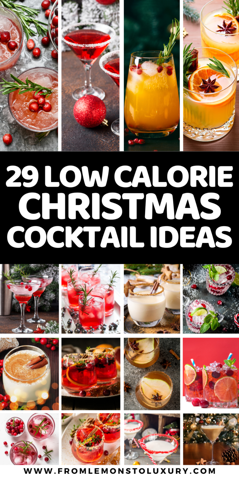 29+ Best Low-Calorie Christmas Cocktails That Are Festive and Fun