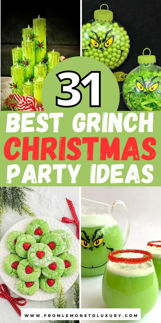 31+ Best Grinch Christmas Party Ideas: How to Plan the Ultimate Holiday ...