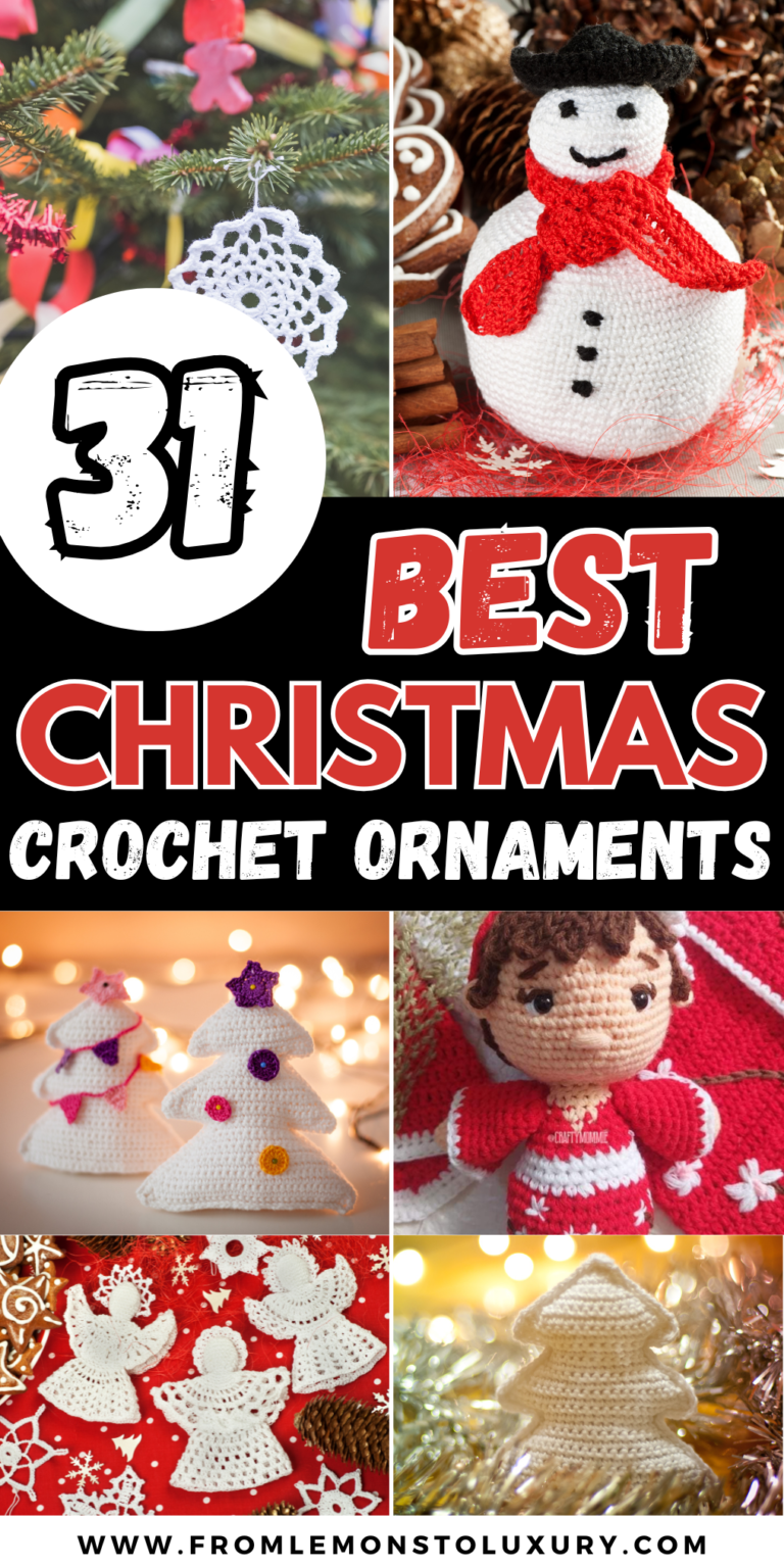 31+ Easy DIY Christmas Crochet Ornaments That You Will Love