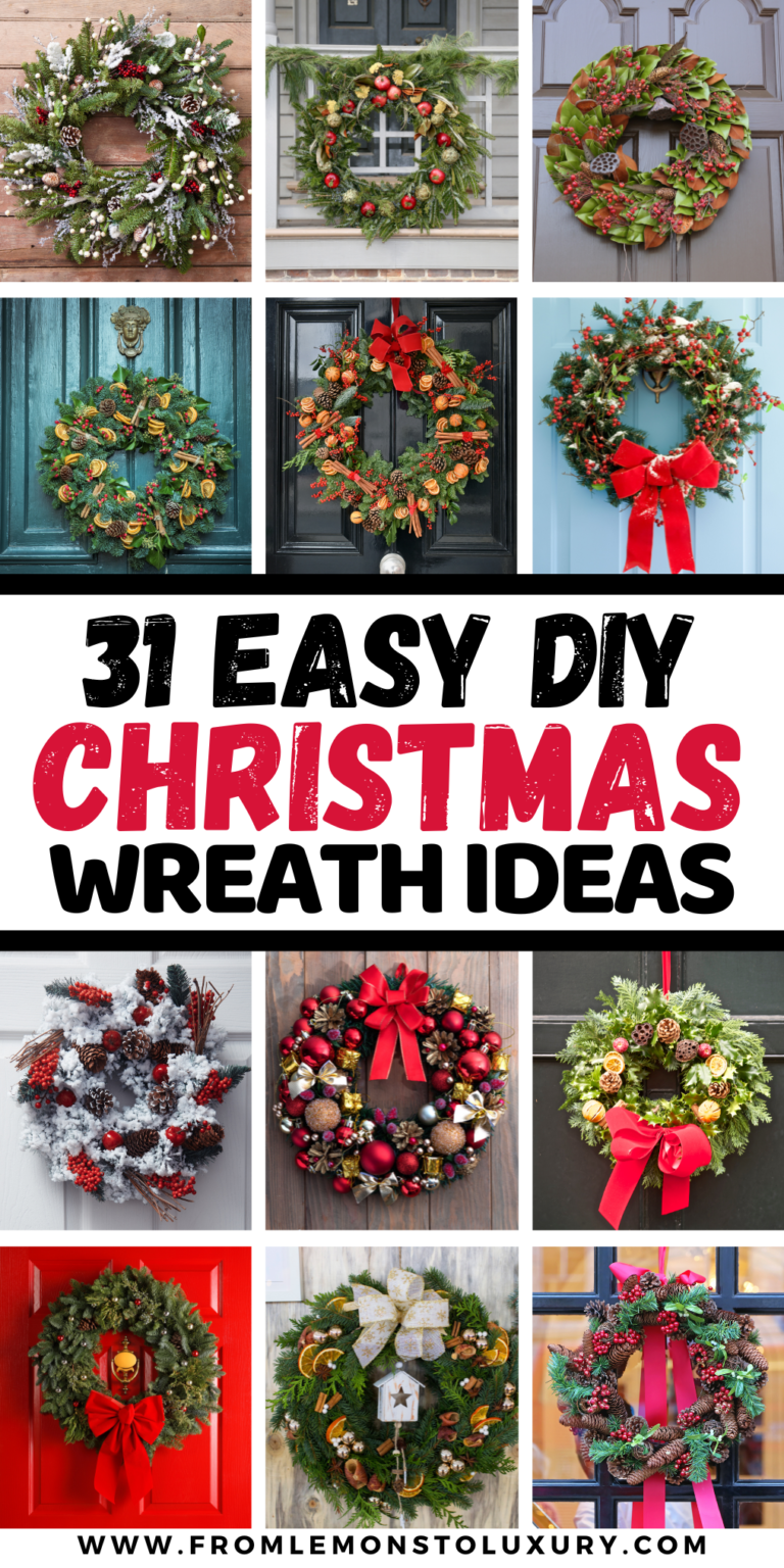 31+ Easy DIY Christmas Wreaths You Need To Make This Holiday Season To Inspire Memories