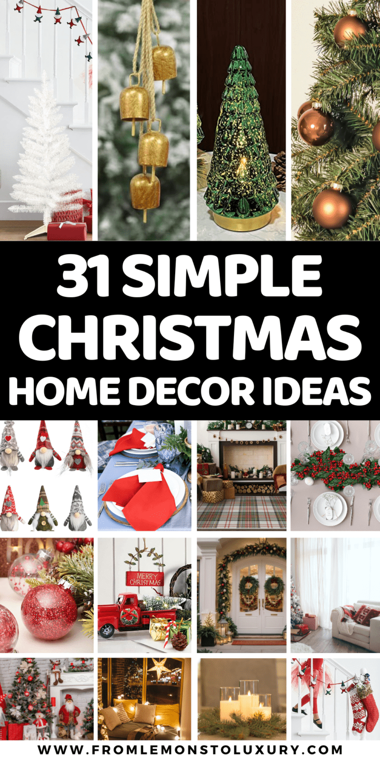 31+ Simple Christmas Home Decor Ideas: Easy and Affordable Ways to Spruce Up Your Home for the Holidays