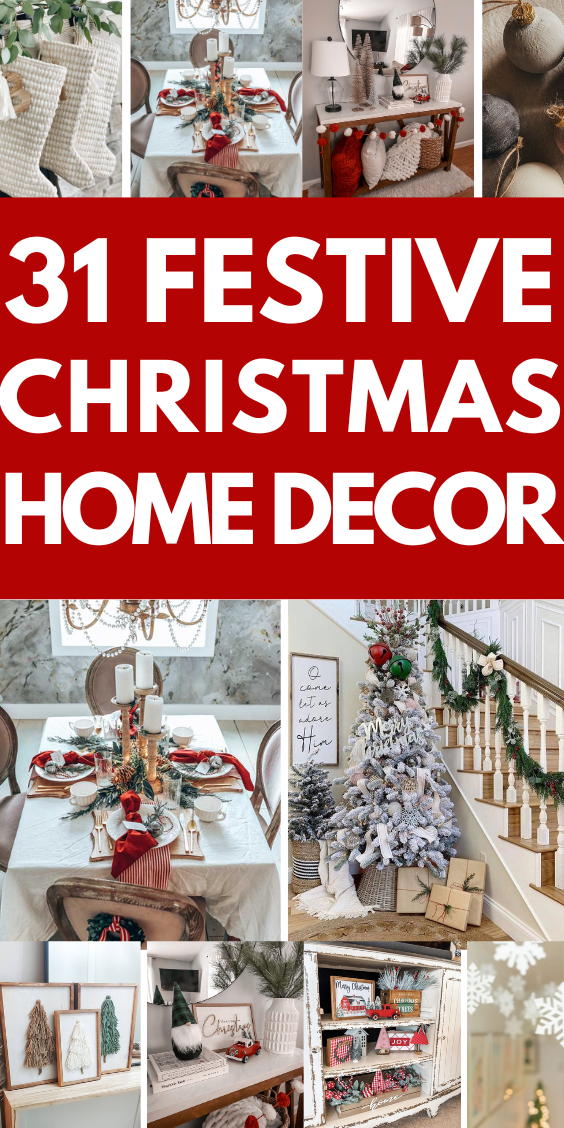 31+ Simple Christmas Home Decor Ideas: Easy and Affordable Ways to ...