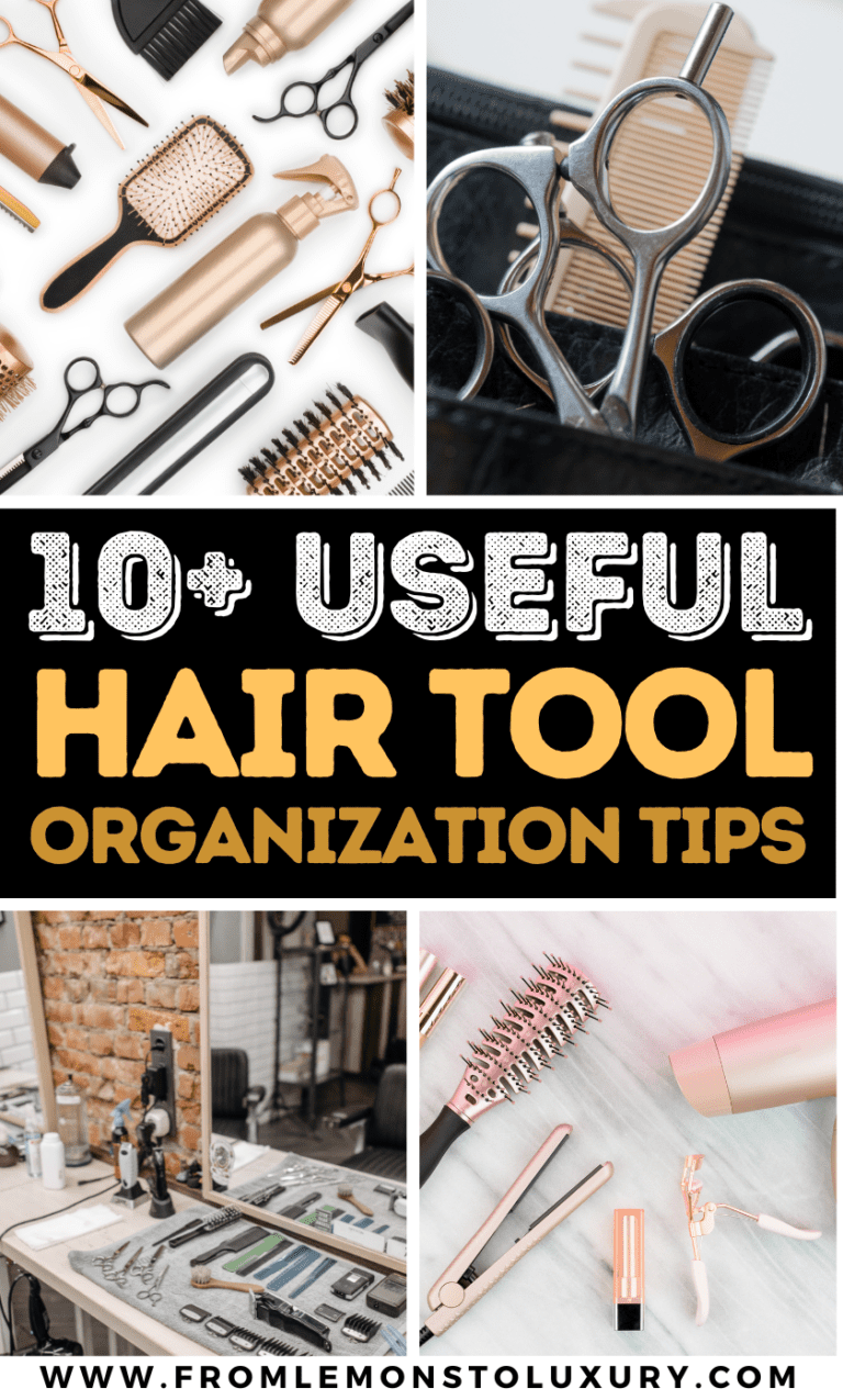 10+ Easy Hacks: How To Organize Hair Tools