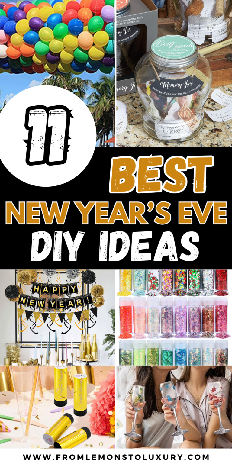 11+ Best New Year’s Eve DIY Ideas You Will Love