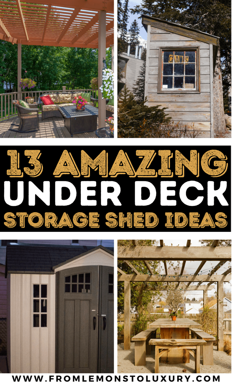 13+ Best Under Deck Storage Shed Ideas That Will Make Your Space Look Bigger