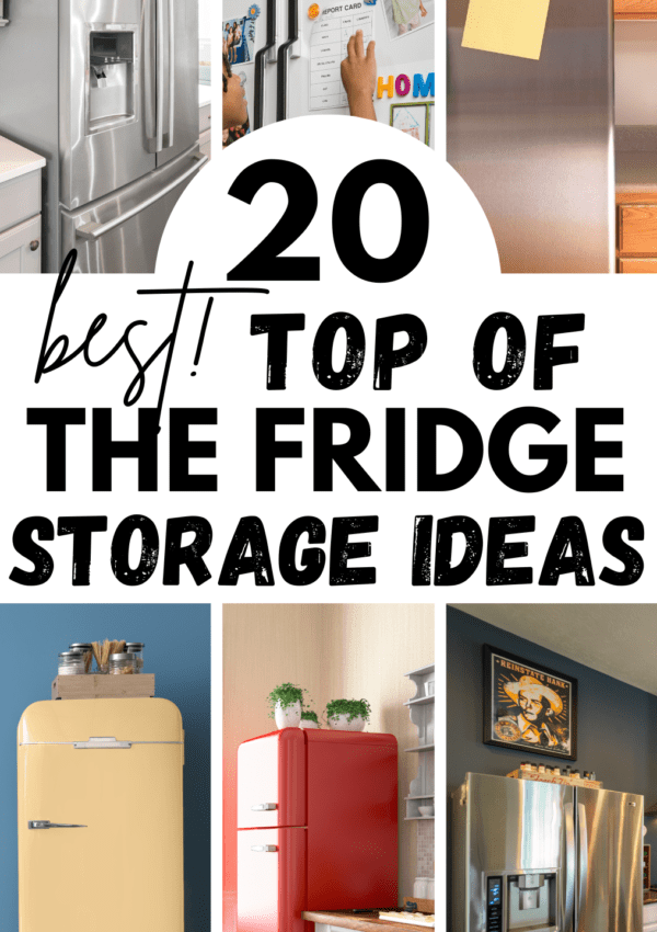 20+ Simple Top Of The Refrigerator Storage Ideas You Wish You Knew Earlier