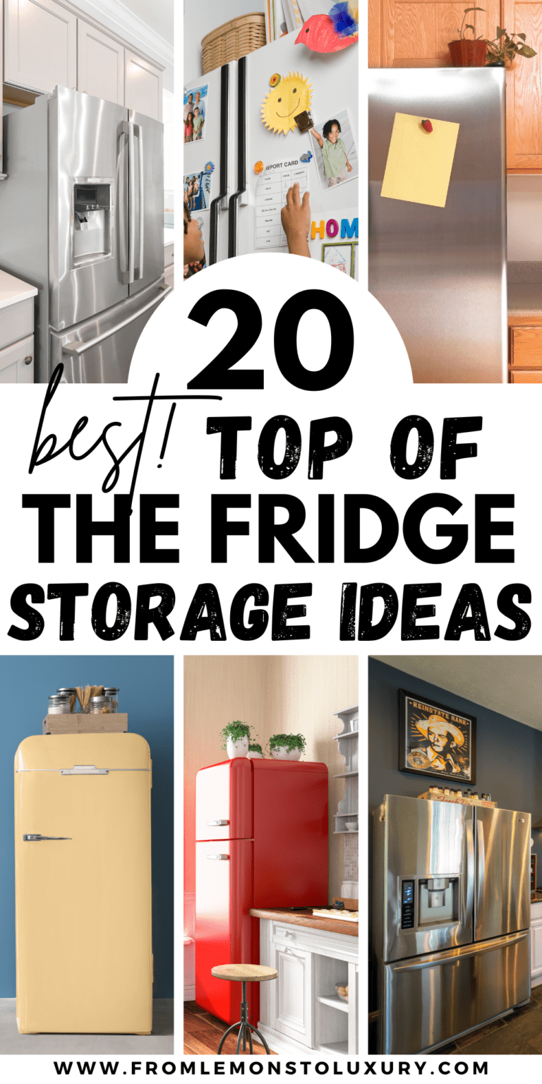 20+ Simple Top Of The Refrigerator Storage Ideas You Wish You Knew Earlier