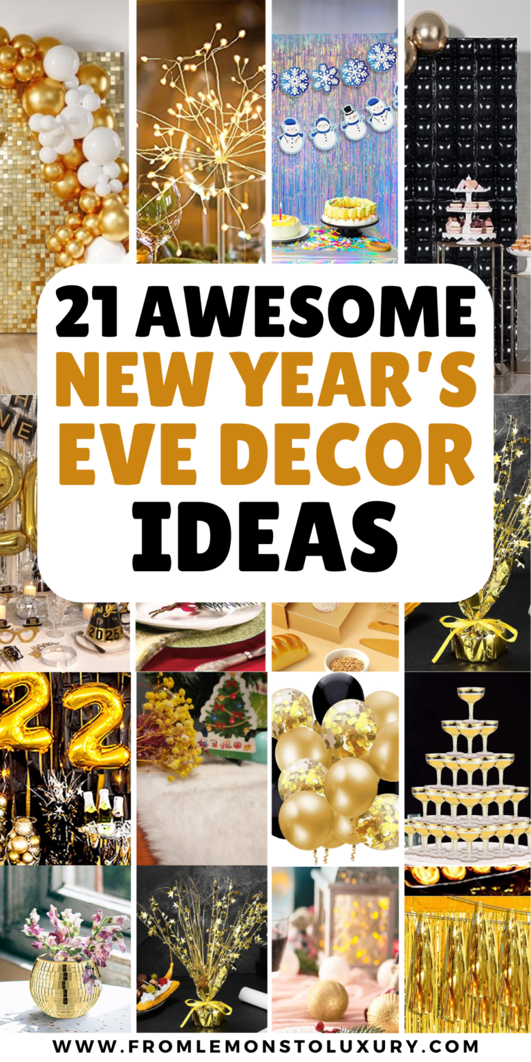 21+ Insanely Good New Year’s Eve Decorations That Stand Out