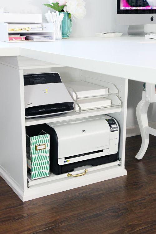 9+ Secret Hidden Printer Storage Ideas That Transform Your Office