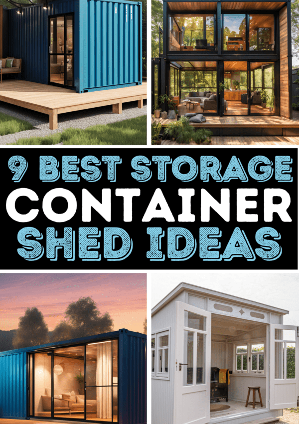 9+ Best Storage Container Shed Ideas That Look Clean