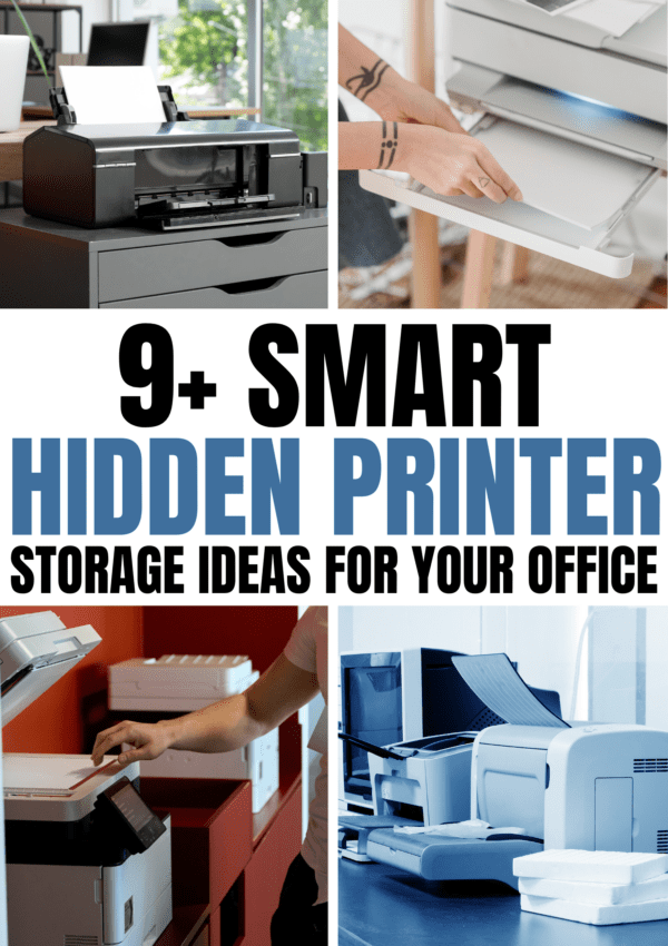 9+ Secret Hidden Printer Storage Ideas That Transform Your Office