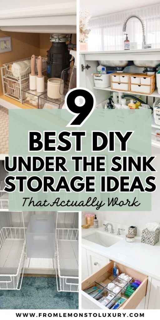 DIY Under the Sink Storage Ideas