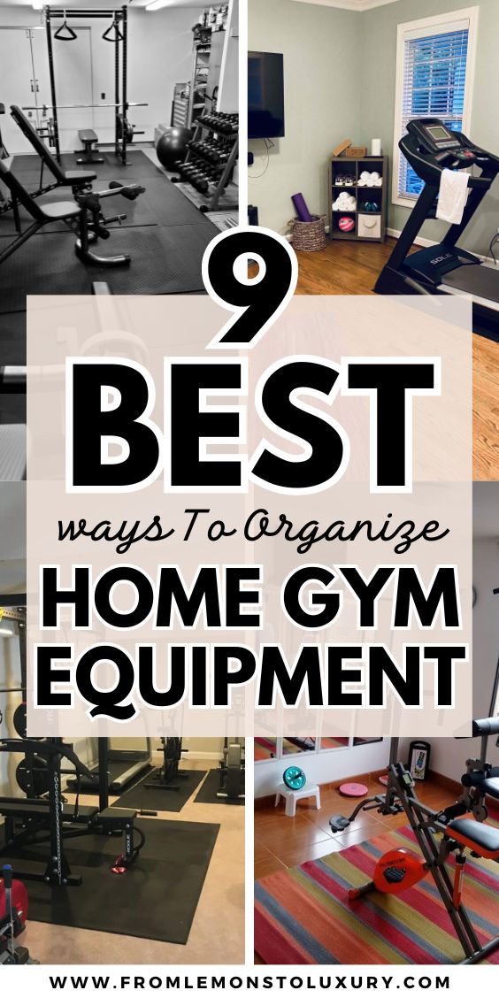 9+ Best Ways You Can Learn How To Organize Workout Equipment For New ...