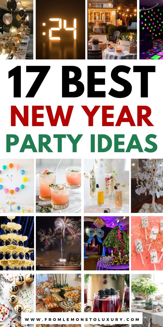 17+ Best New Year’s Eve Party Ideas You Will Want To Try - From Lemons ...