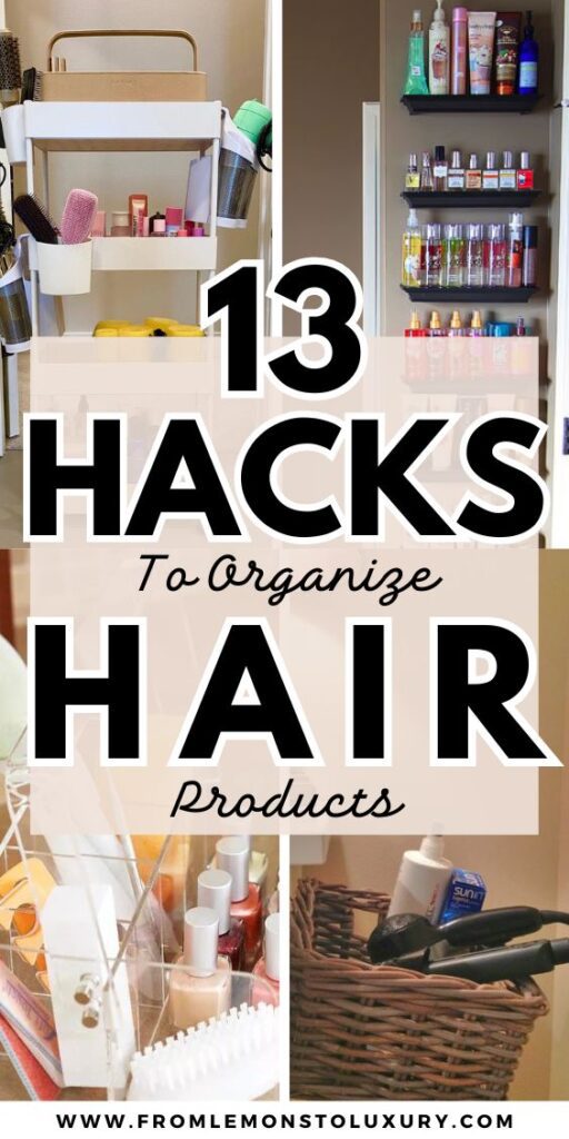 Organize Hair Products