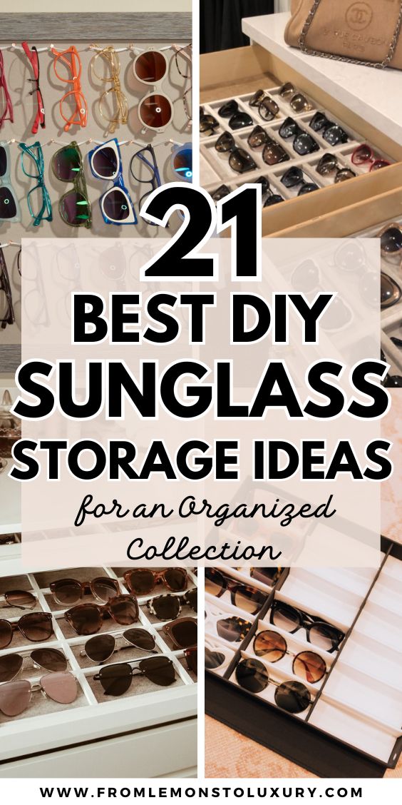 21 Best Diy Sunglass Storage Ideas For An Organized Collection 8812