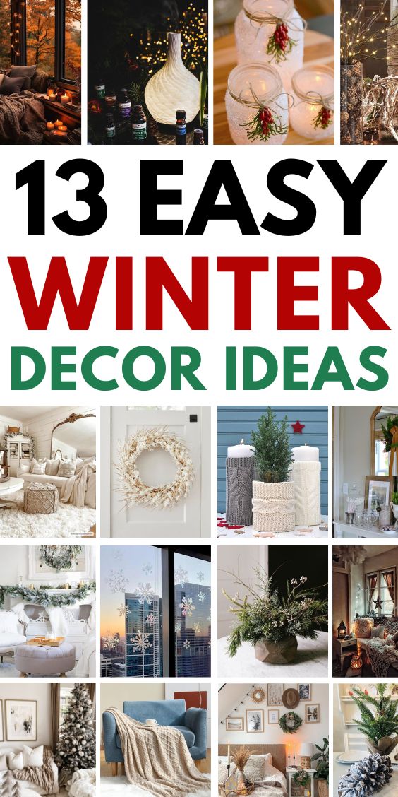13+ Best Simple Winter Decor Ideas For The Home - From Lemons To Luxury