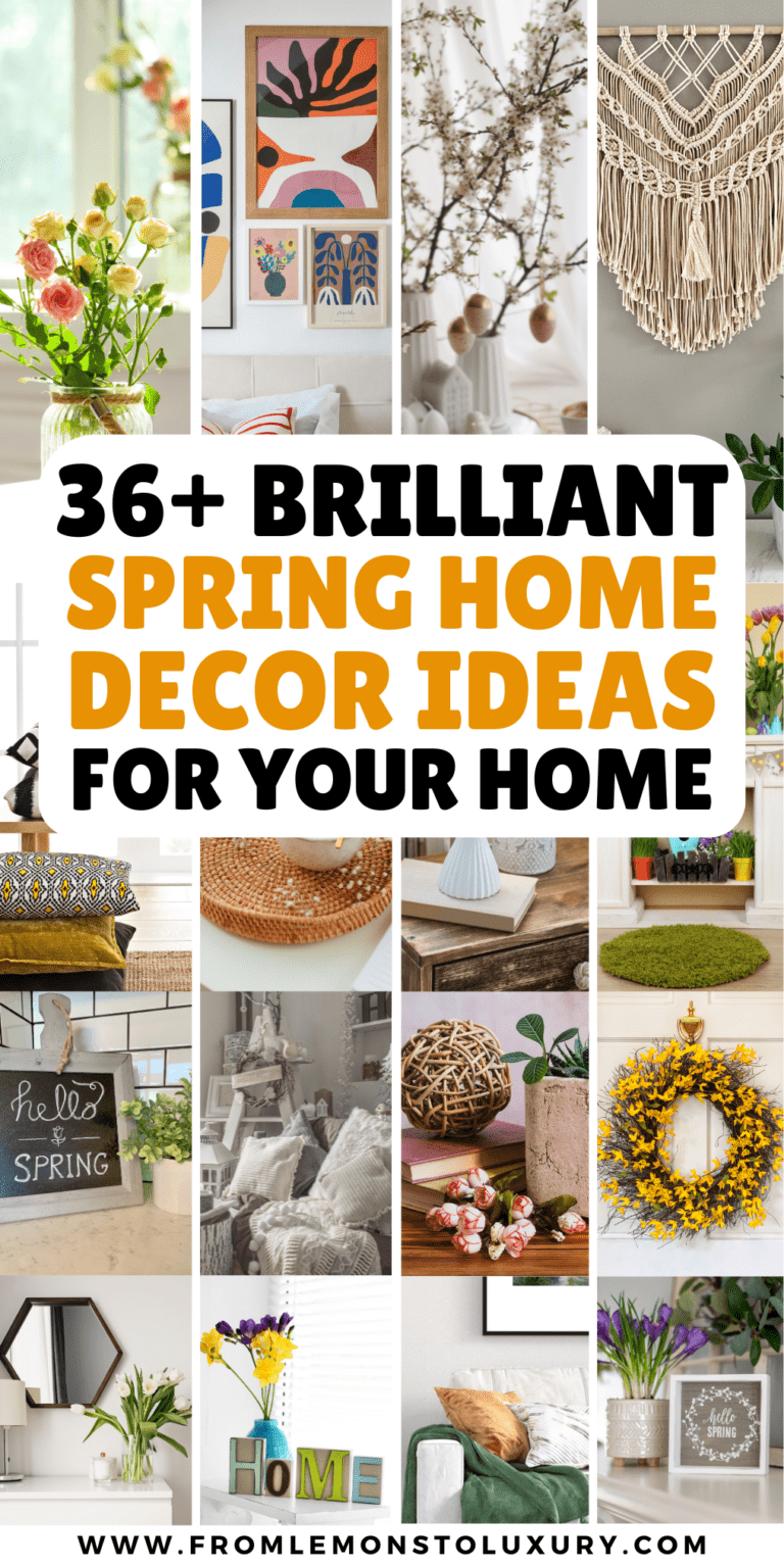 36+ Insanely Brilliant Spring Decorating Ideas For Every Area In Your Home