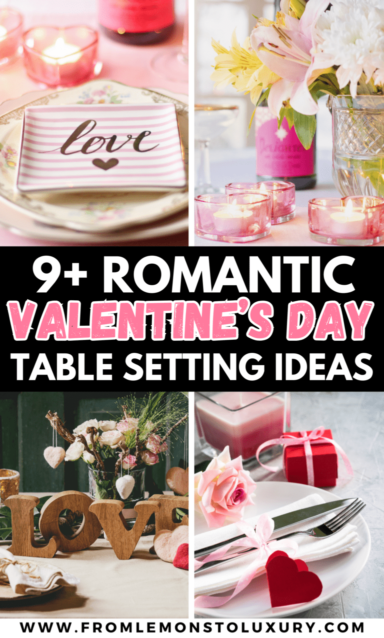 9+ Best Valentines Table Setting Ideas That Are Perfect