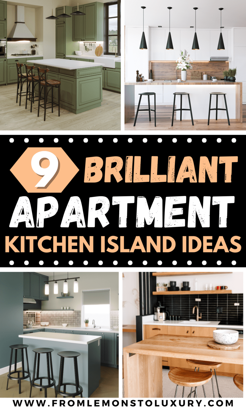 Picture of 9 Insanely Brilliant Small Apartment Kitchen Island Ideas - From Lemons ...