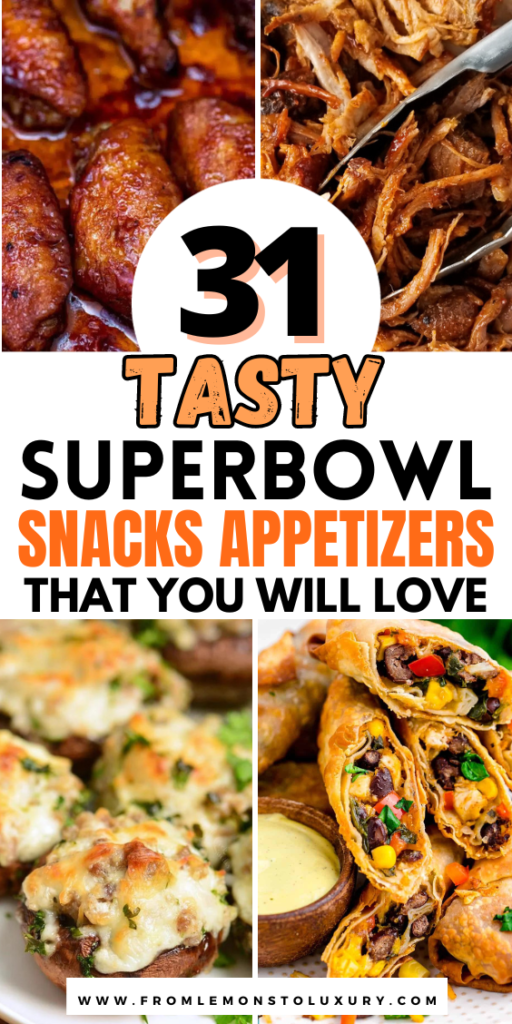 Superbowl Snacks Appetizers