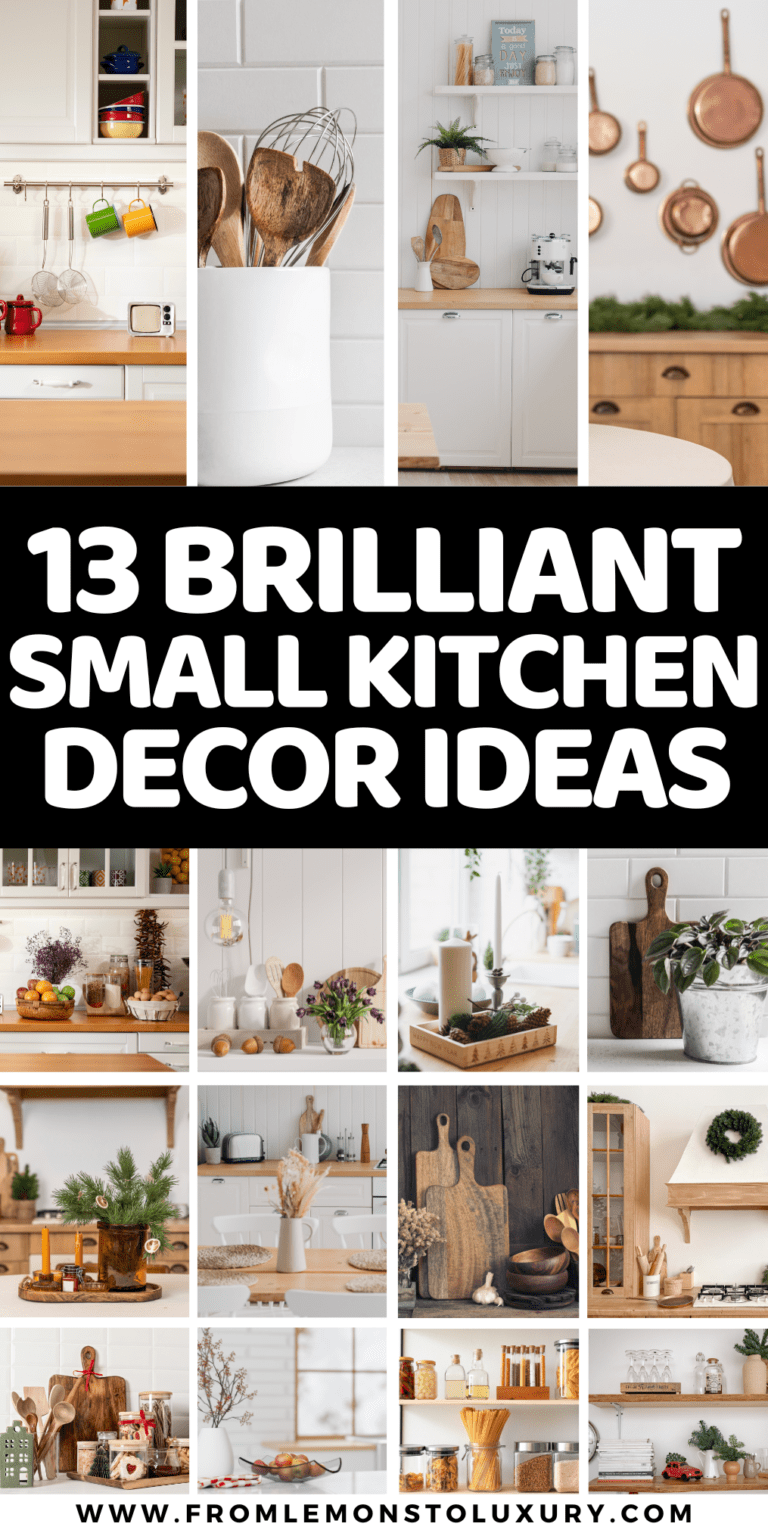 13+ Brilliant Small Kitchen Decor Ideas On A Budget That Will Make Your Space Bigger