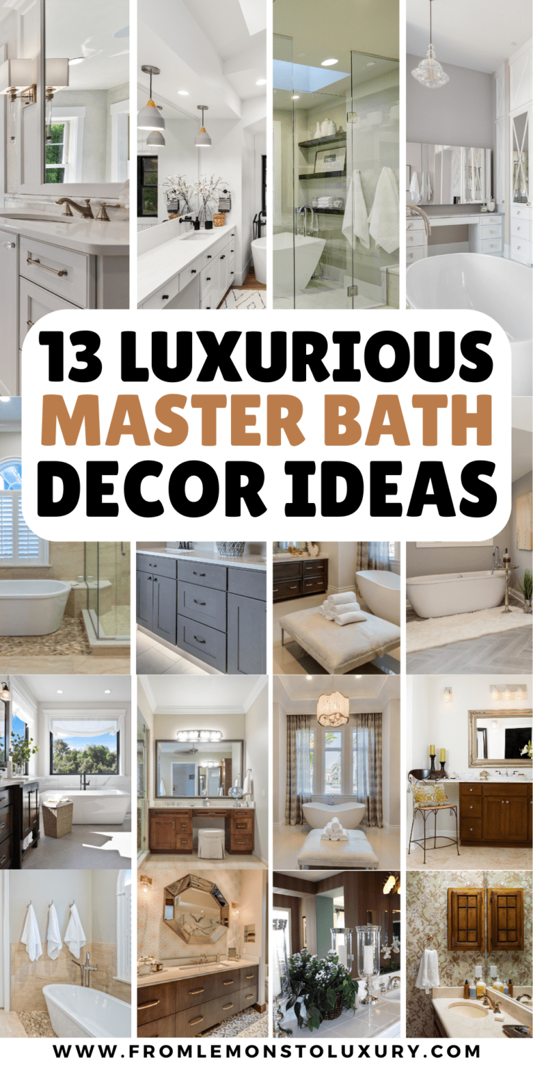 13+ Luxurious Master Bath Ideas That Feels Like A 5 Star Hotel Room