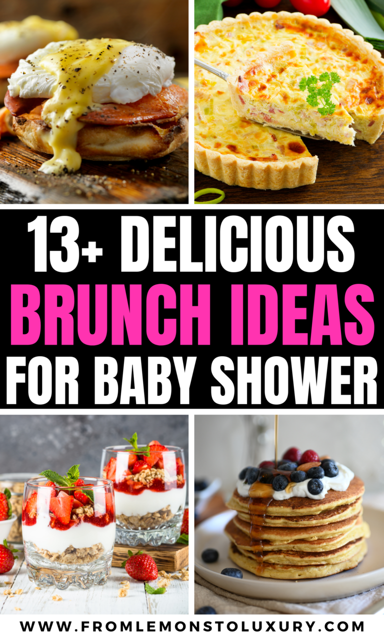 13+ Most Memorable Brunch Ideas For Baby Shower Lunches