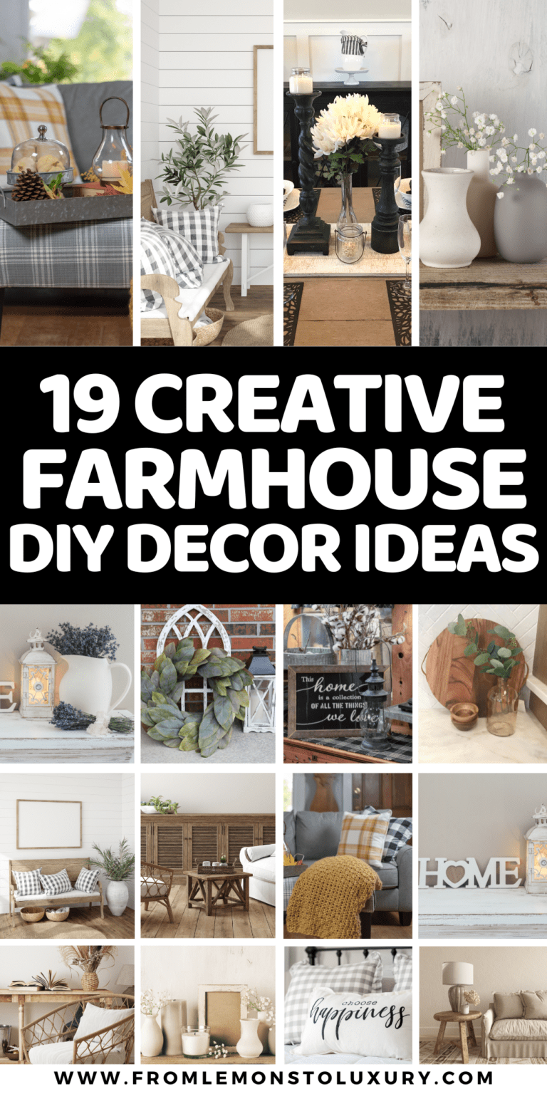 19+ Stunning Dollar Store Farmhouse DIY Ideas That Are Budget Friendly