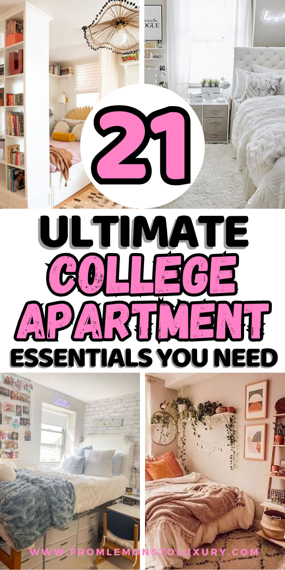 21+ Cute College Apartment Essentials You Need