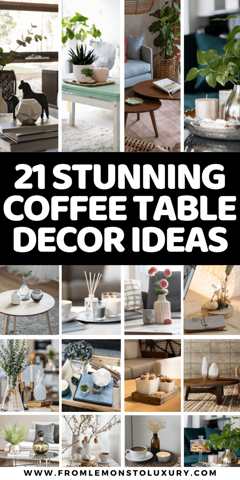 21+ Most Stunning Ways To Decorate A Coffee Table That Anyone Can Do