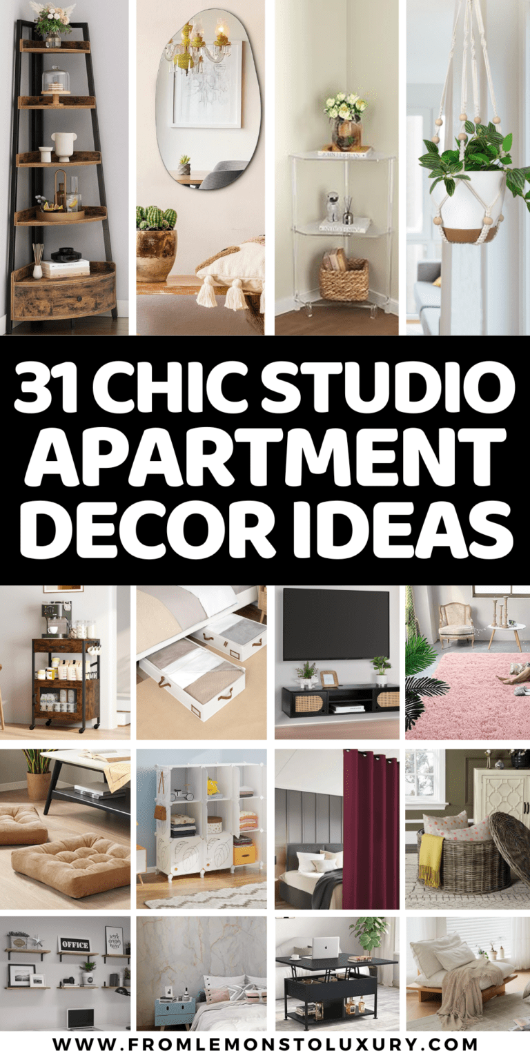 31+ Brilliant Studio Apartment Decor Ideas That Are Oh So Beautiful