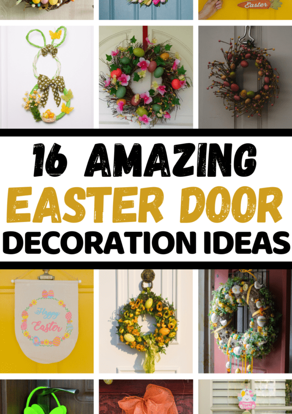 16+ Fun Easter Door Decoration Ideas That Are Cute