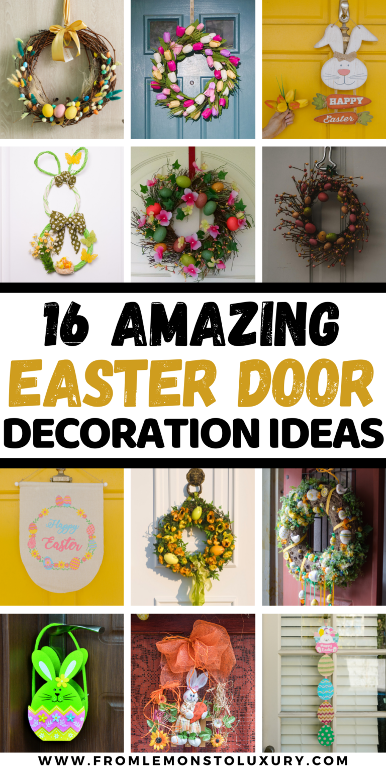 16+ Fun Easter Door Decoration Ideas That Are Cute