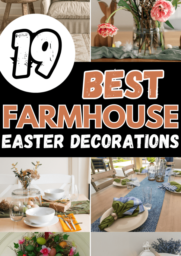 19+ Best Farmhouse Easter Decor Ideas