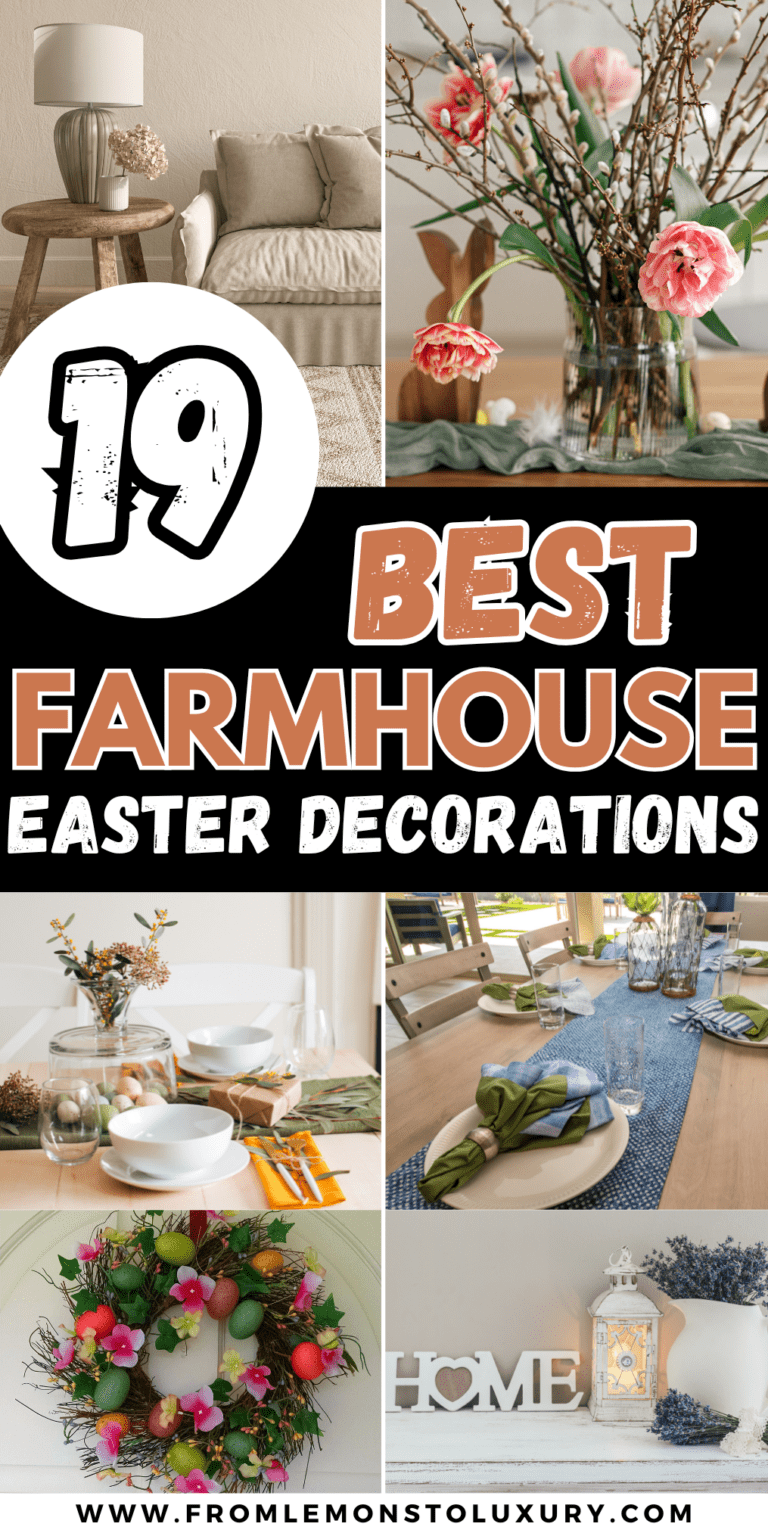19+ Best Farmhouse Easter Decor Ideas