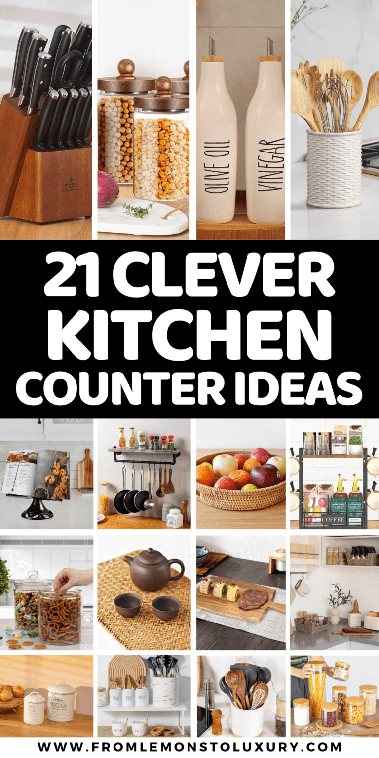 21+ Best Kitchen Counter Ideas That Will Transform Your Space