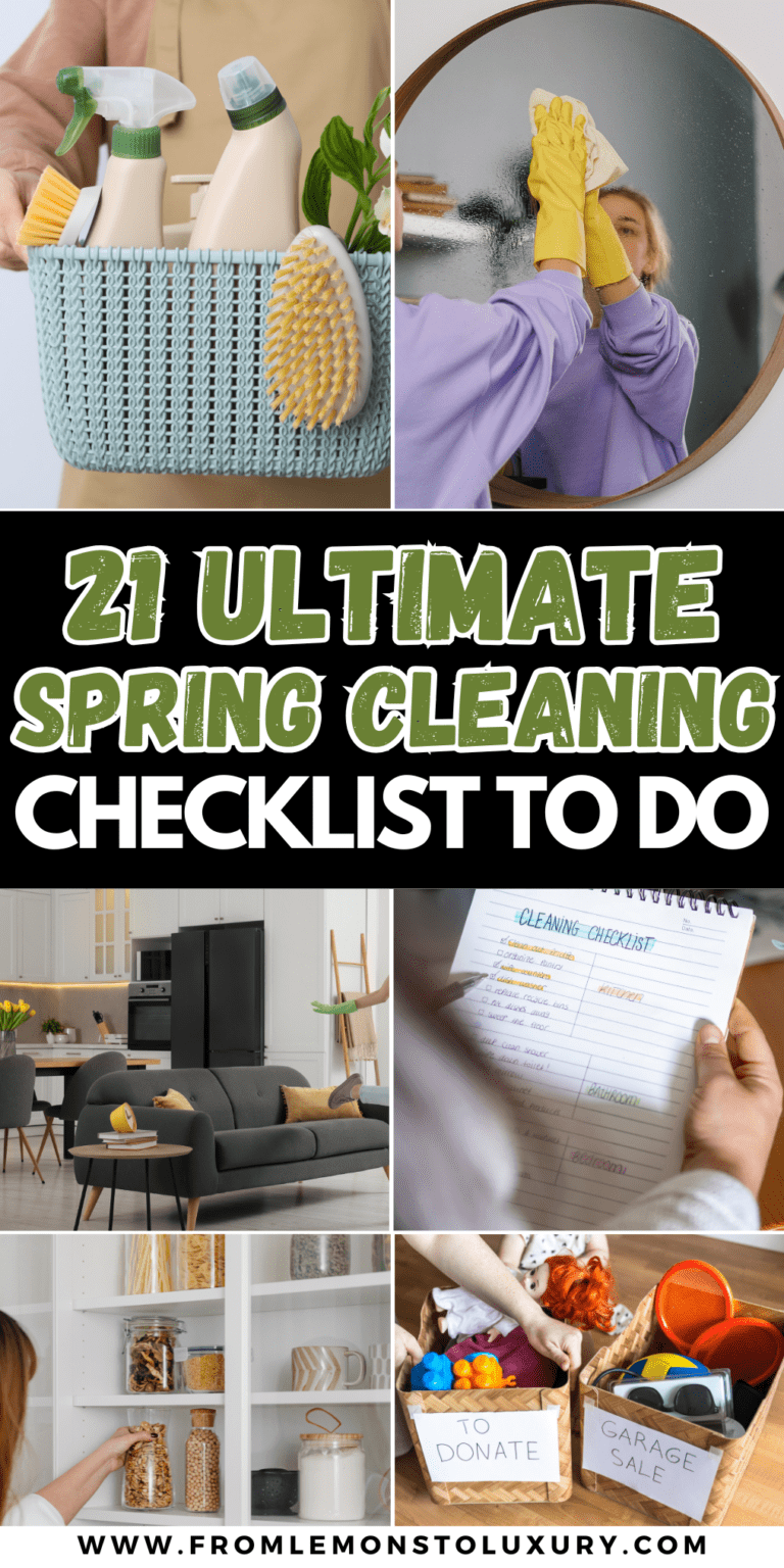 The Ultimate Spring Cleaning Checklist of 21 Must-Do Things