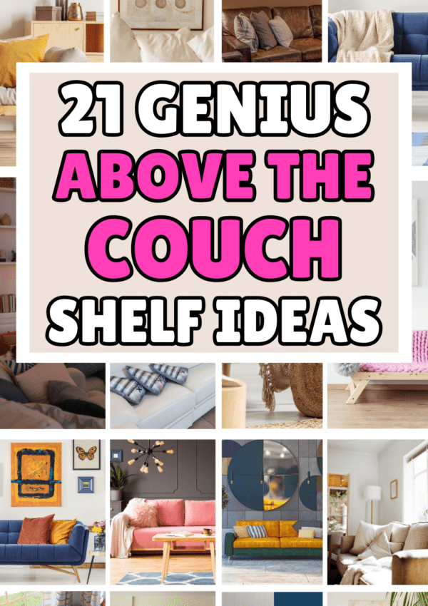 21+ Insanely Genius Above The Couch Shelf Ideas That Will Transform Your Living Room