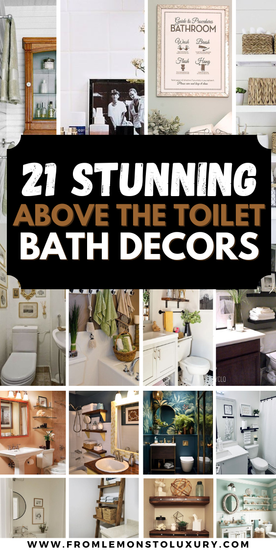 21+ Insanely Stunning Above The Toilet Bathroom Decor Ideas To Recreate