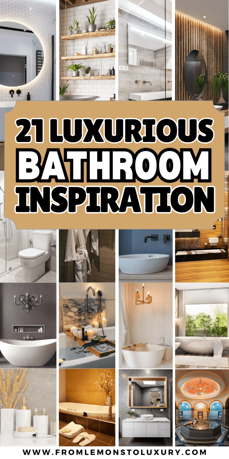 21+ Luxurious Ways To Make Your Bathroom Feel Like A 5-Star Hotel