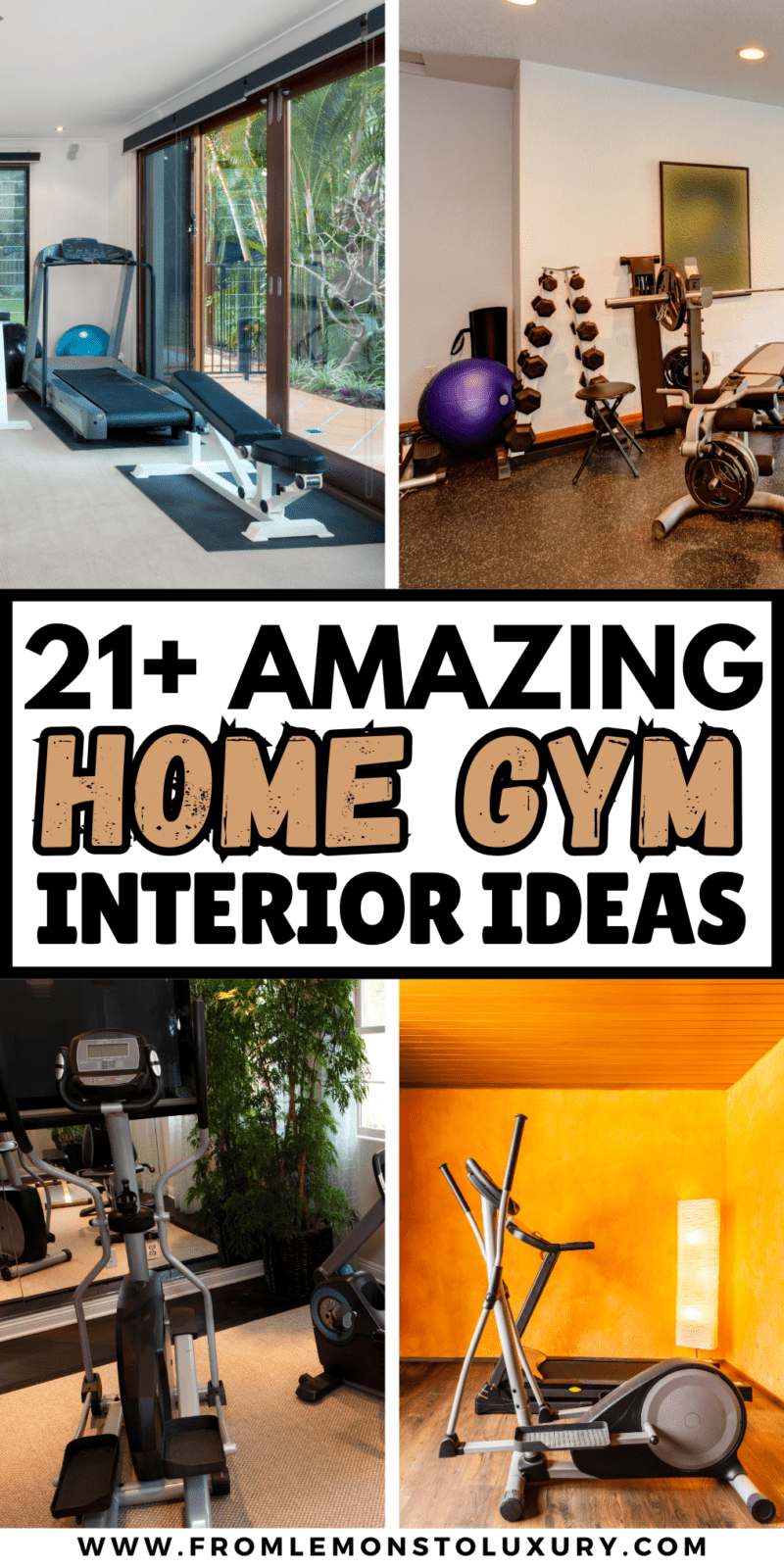 21+ Best Home Gym Design Interior Ideas That Will Motivate You For ...